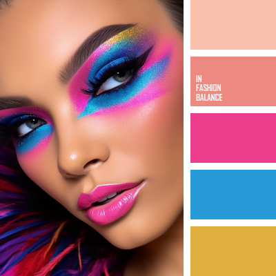 Fashion Palette #195 | Carnival makeup