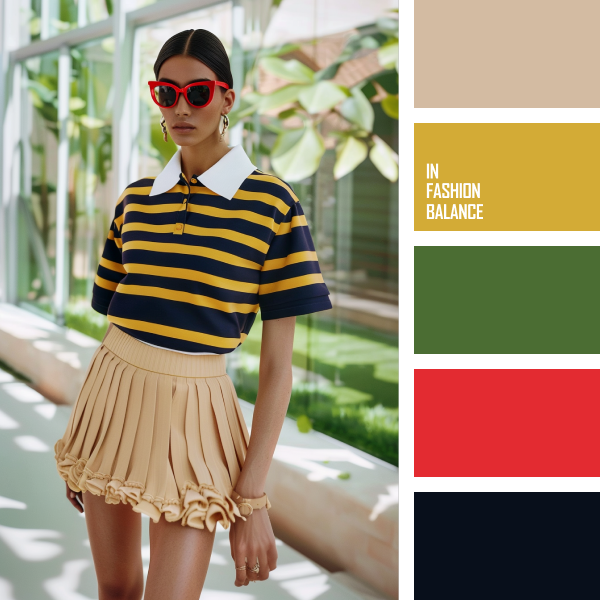 Fashion Palette #542 | Coperni Stripes Style